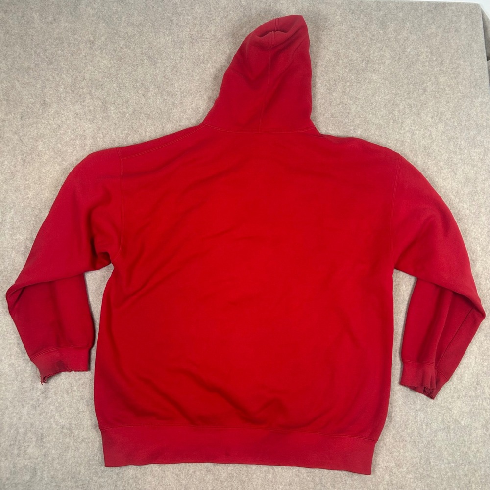Heisman Louisville Cardinals Hoodie Mens XXL Red Distressed NCAA Pullover - Picture 7 of 8